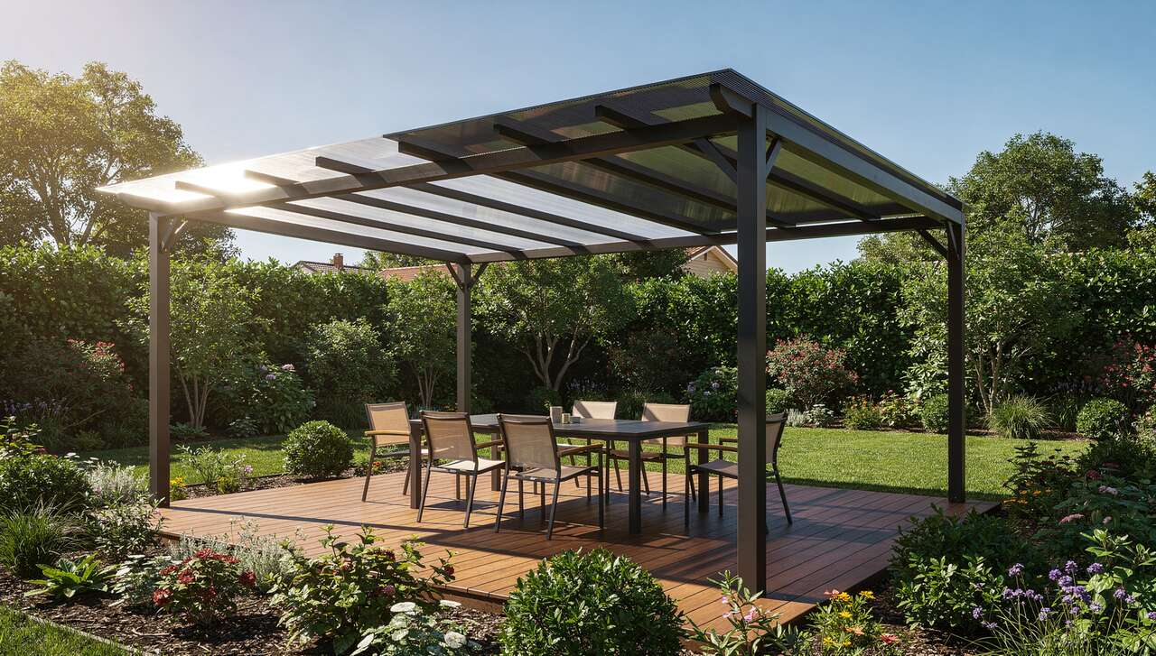 Toiture de pergola : transparente ou opaque ?