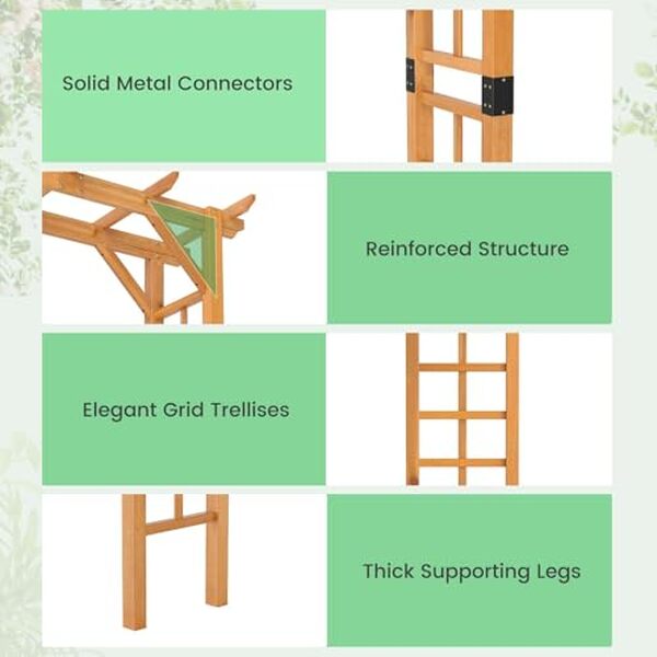 Découvrez notre avis détaillé sur l'arche de jardin en bois Goplus : caractéristiques, avantages, inconvénients et conseils pour bien l'installer. 