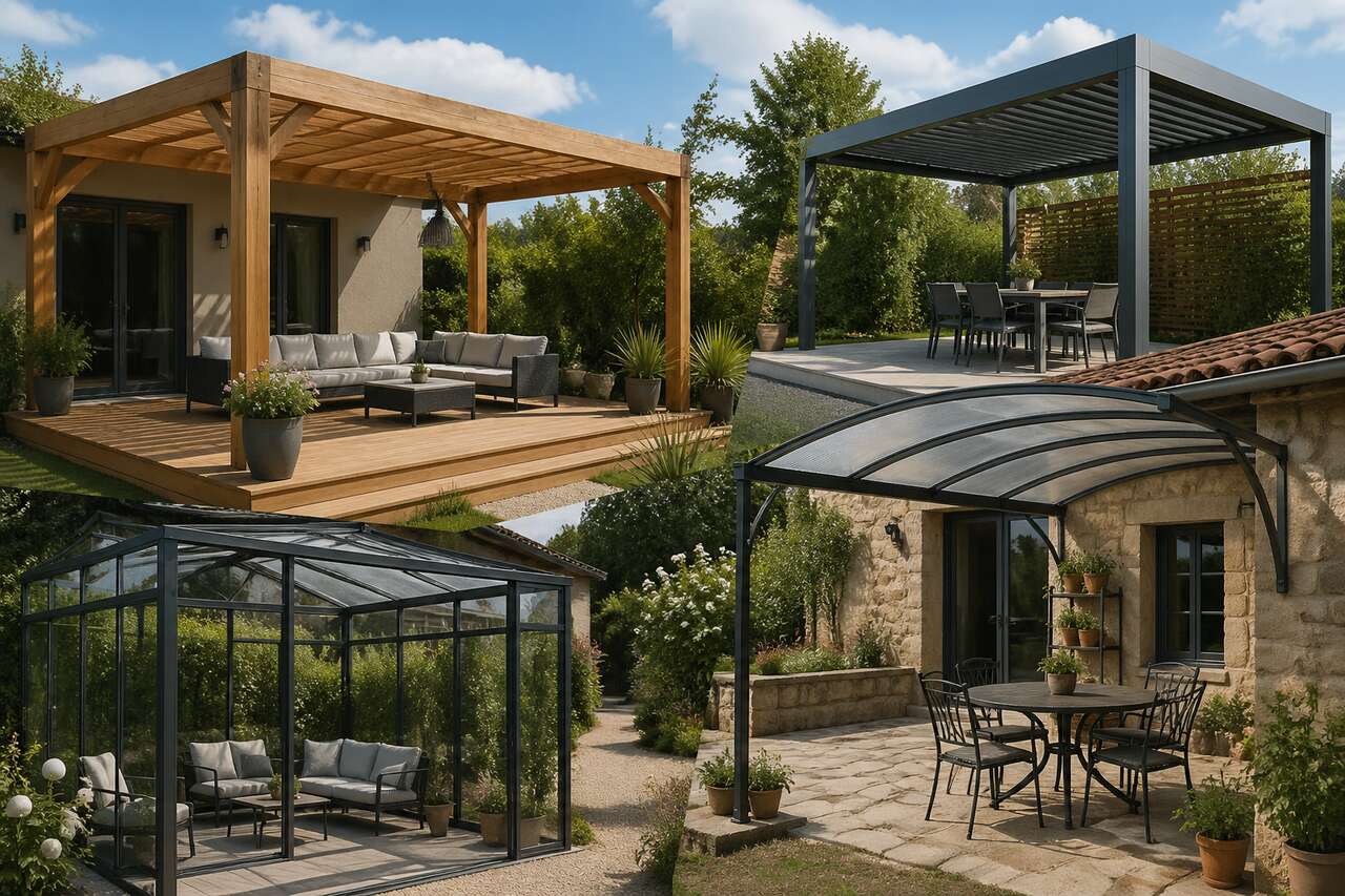 Comparer les différents styles et designs d'abris de terrasse