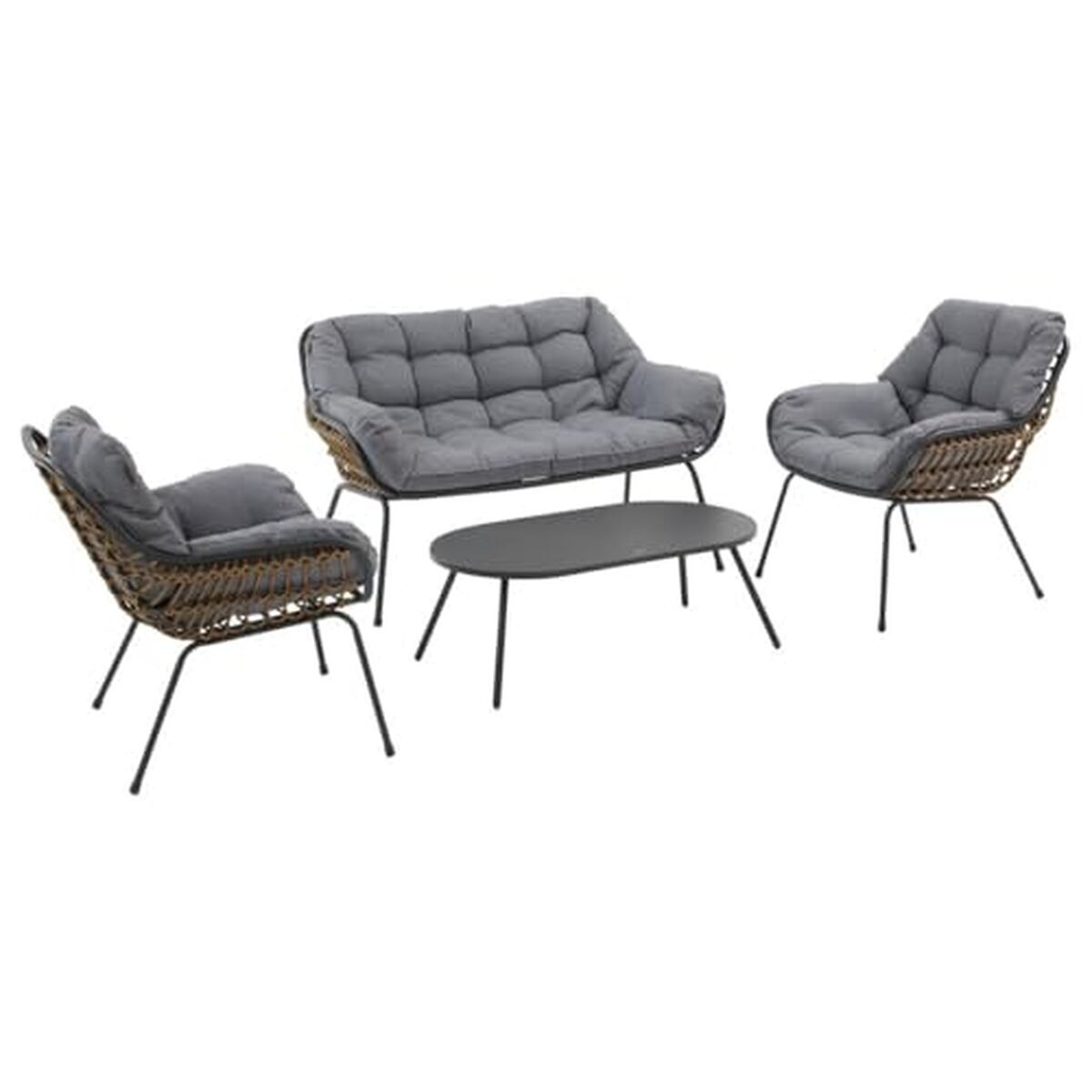 Avis sur le salon de jardin Paopao graphite 4 places Hespéride