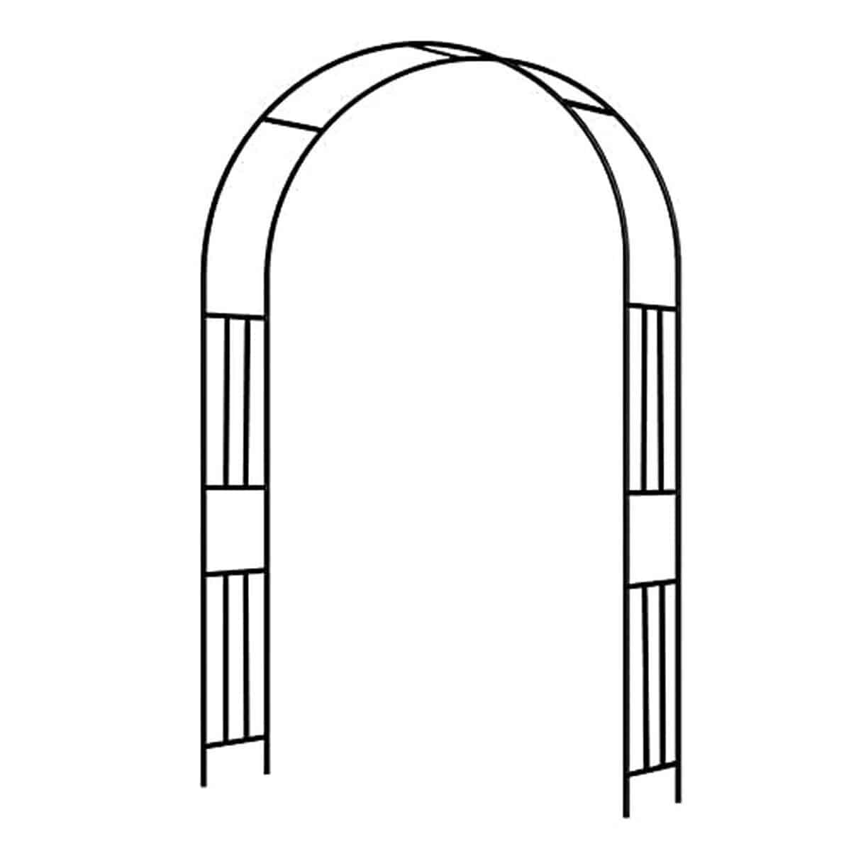 Test : arche à rosiers YYHJ, tonnelle pergola en fer forgé pour terrasse