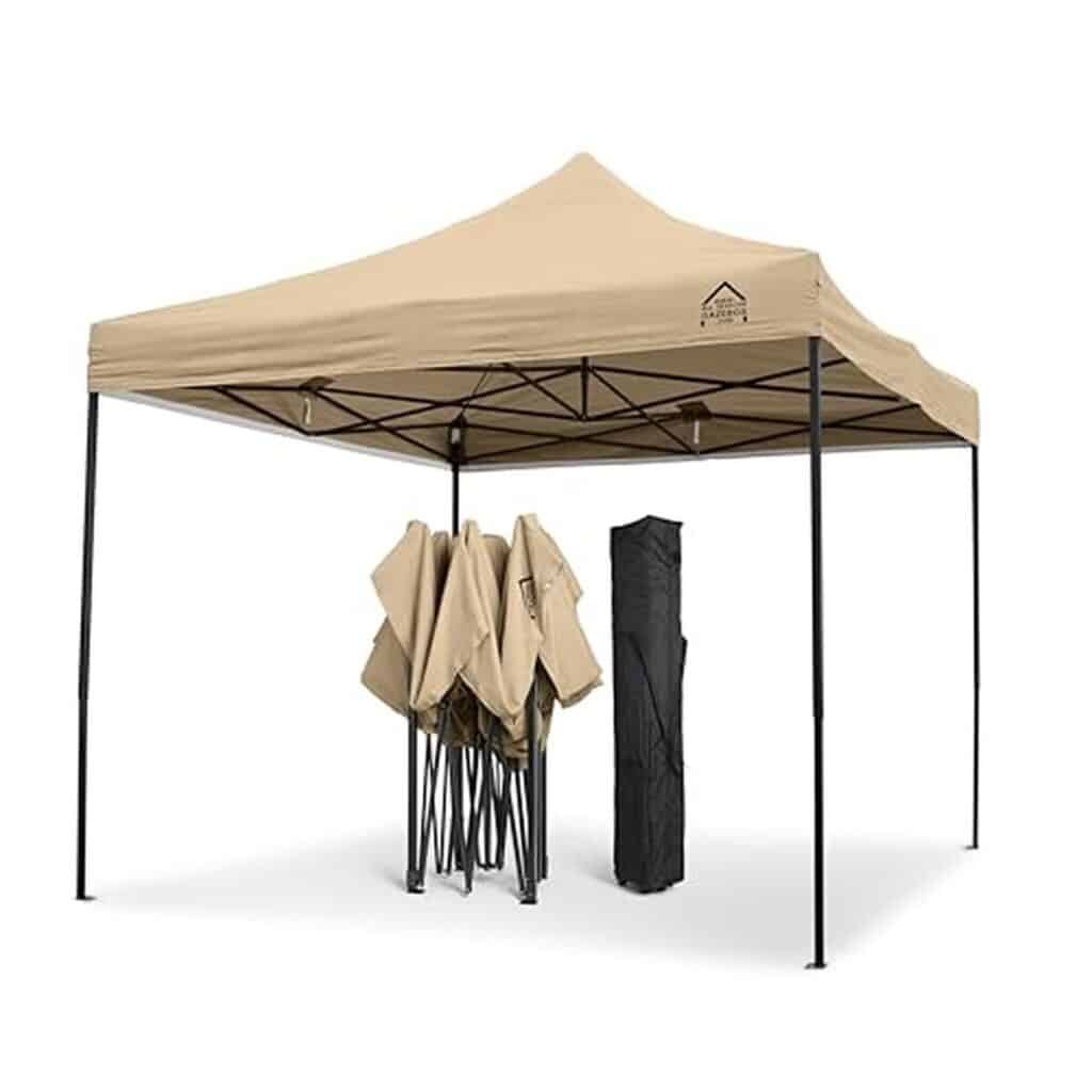 Test de la tonnelle pliante All Seasons Gazebos : matériaux robustes et étanchéité totale