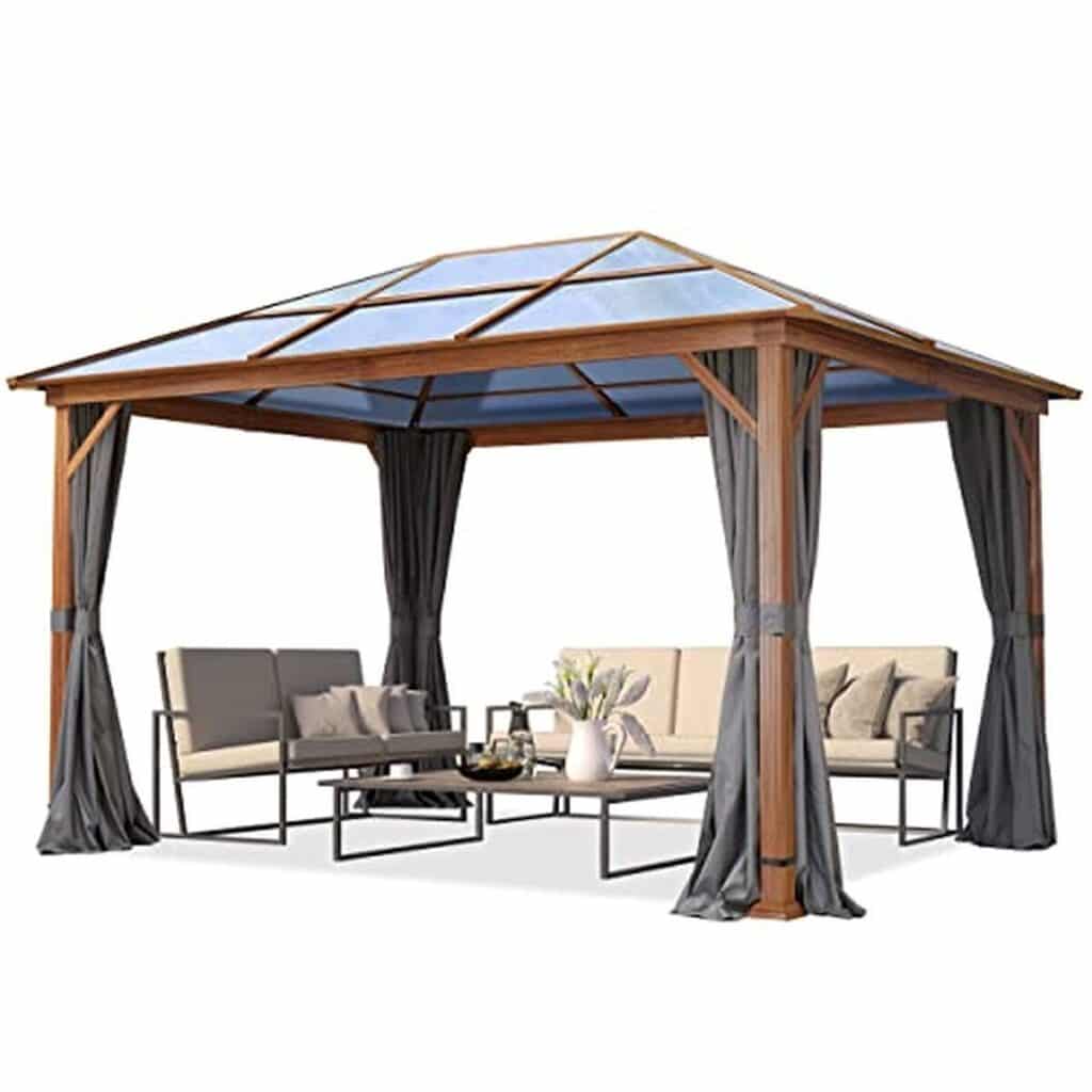 Test de la tonnelle TOOLPORT 3x4 m aspect chêne