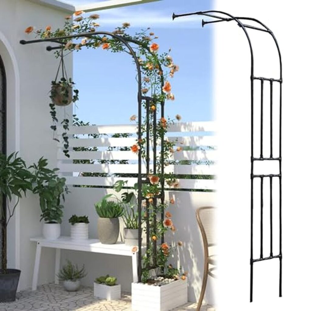 Test de l'arche de jardin en métal Liyi929gp : pour plantes grimpantes