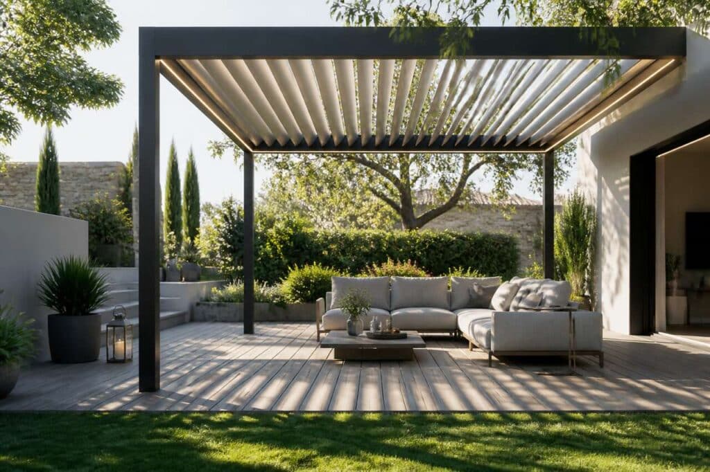 C'est quoi une pergola bioclimatique ? Définition, avantages et conseils d'experts