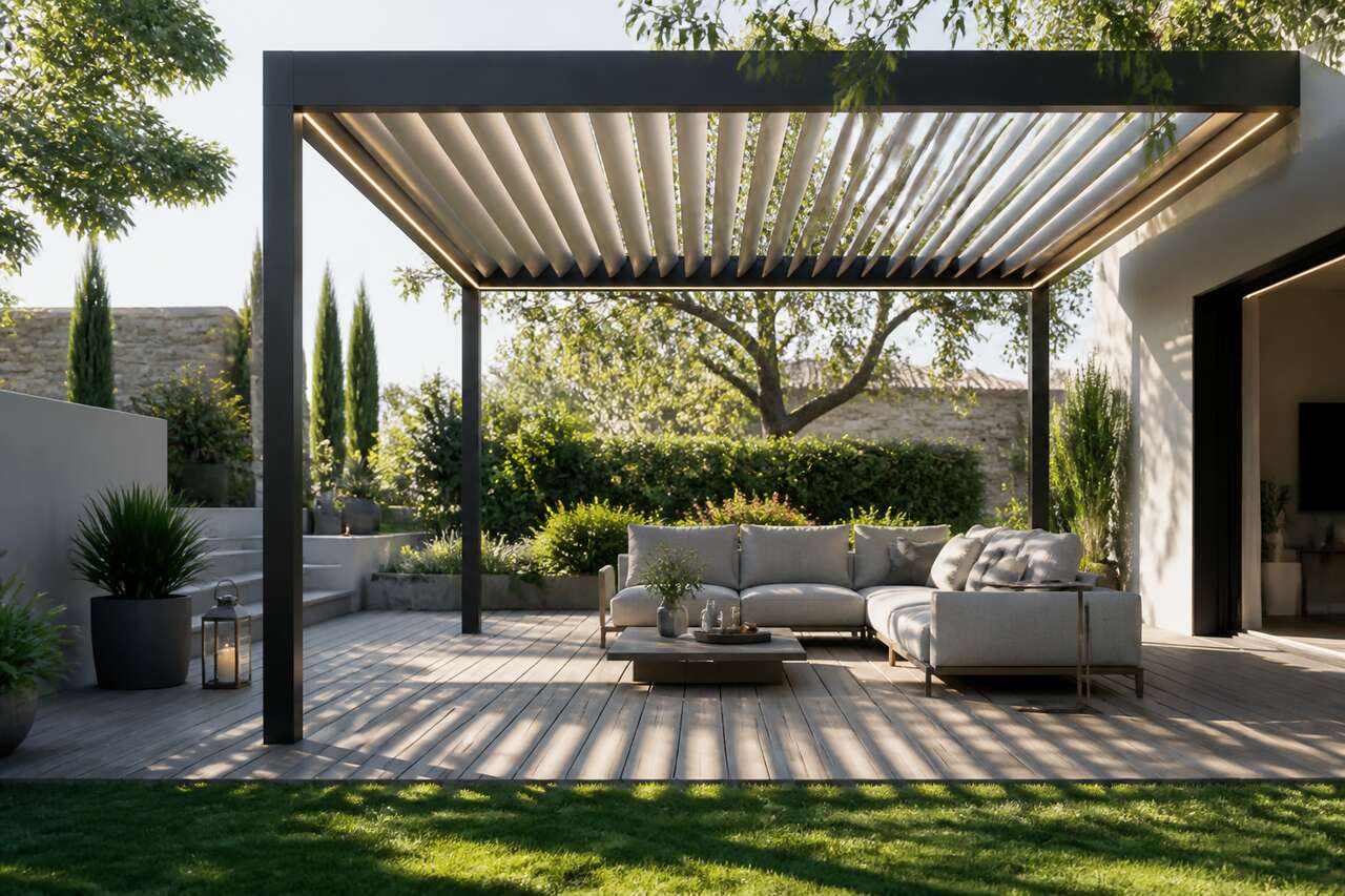 C'est quoi une pergola bioclimatique ? Définition, avantages et conseils d'experts