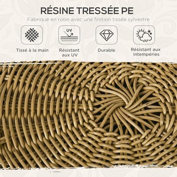 Découvrez notre test complet du salon de jardin Outsunny 4 places en résine tressée : design, confort et durabilité pour votre terrasse. 