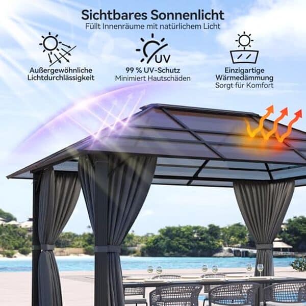 Découvrez notre test complet de la tonnelle de jardin Devoko 3x4 en aluminium : performances, avantages et avis pour bien choisir votre tonnelle de jardin. 