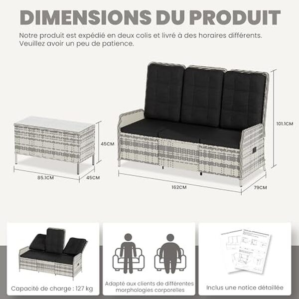 Découvrez notre test complet du salon de jardin Gotland 3 places : design moderne, confort optimal et qualité premium pour aménager votre terrasse avec style.
