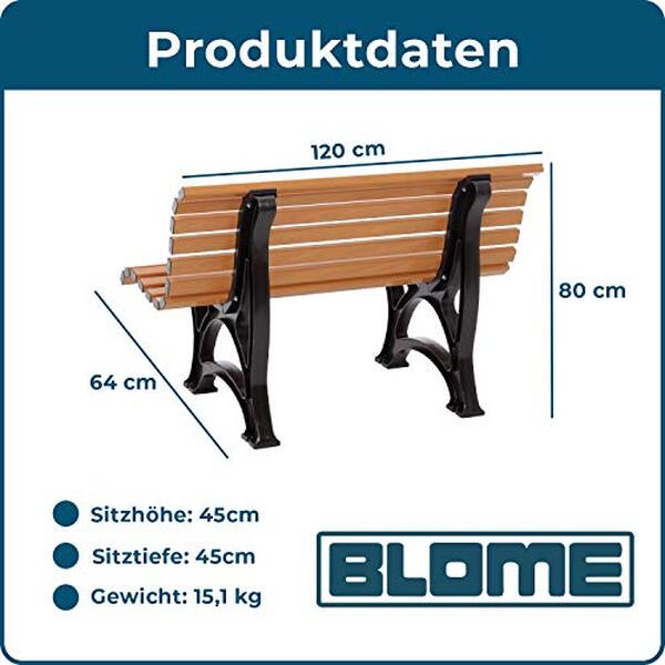 Découvrez le banc Blome Amrum, un mobilier de jardin haut de gamme alliant design élégant et fabrication allemande. Bois massif, durabilité et esthétique pour votre extérieur. 