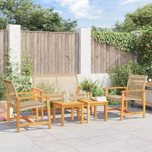 Découvrez notre test détaillé du salon de jardin vidaXL : élégance, qualité et durabilité de la résine tressée associée au bois d'acacia pour votre terrasse.