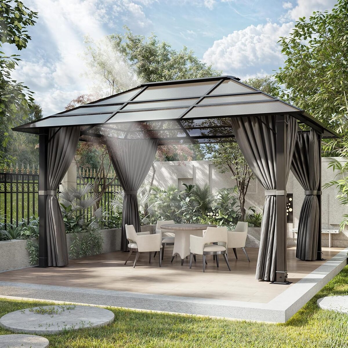 Test de la tonnelle de jardin Devoko 3x4 en aluminium