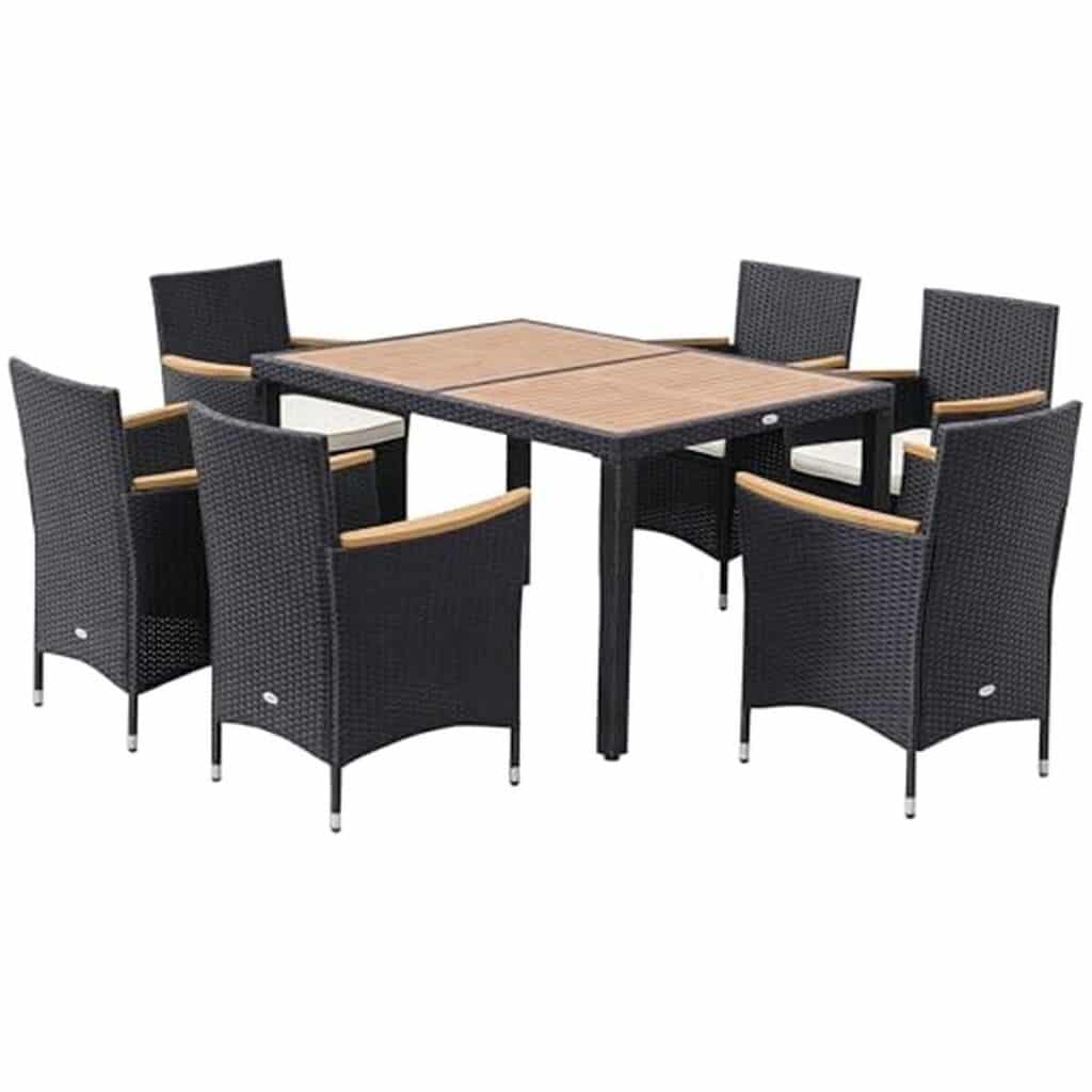 Test de l'ensemble salon Outsunny pour 6 personnes