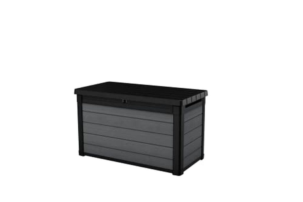 Test du coffre de jardin Keter 100G : pratique et design effet bois