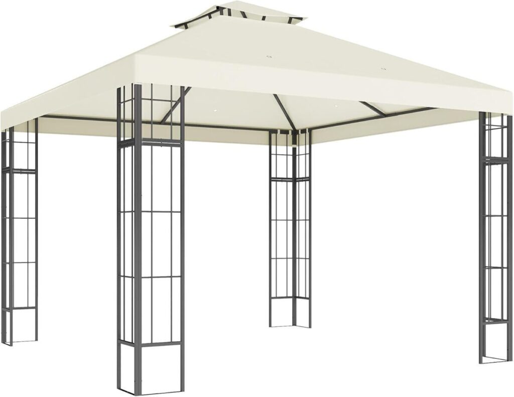 Test du pavillon jardin Outsunny : résistance et protection UV