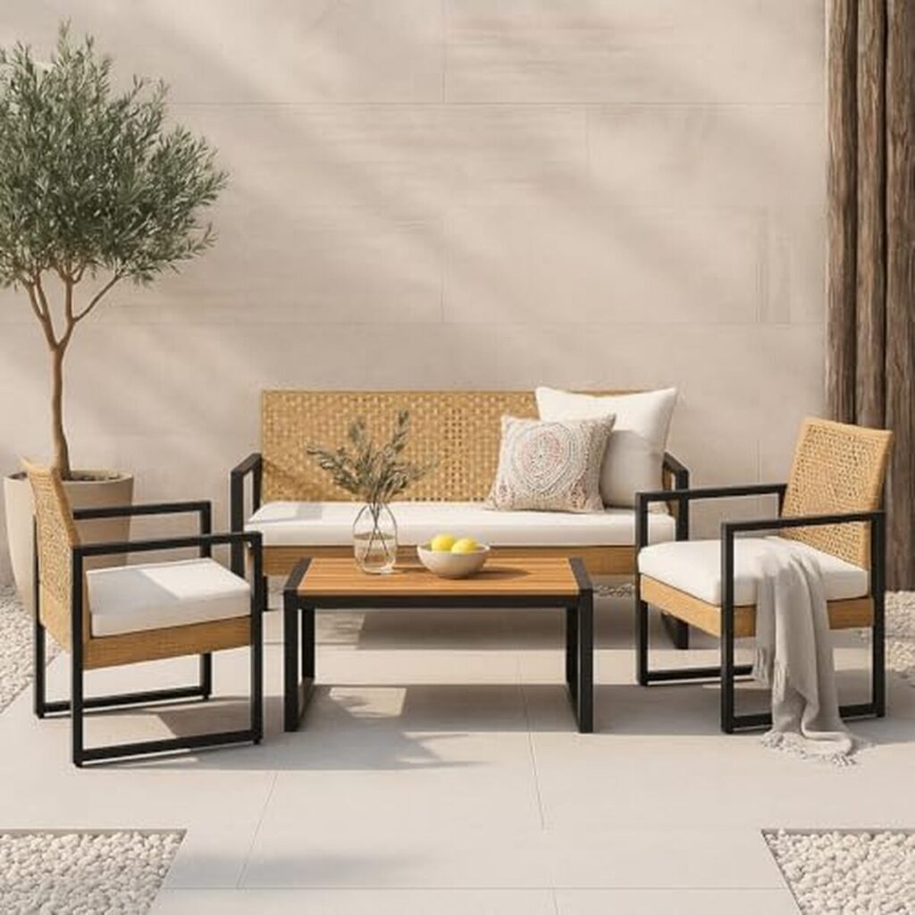 Test salon de jardin casa.pro : confort 4 pièces vintage