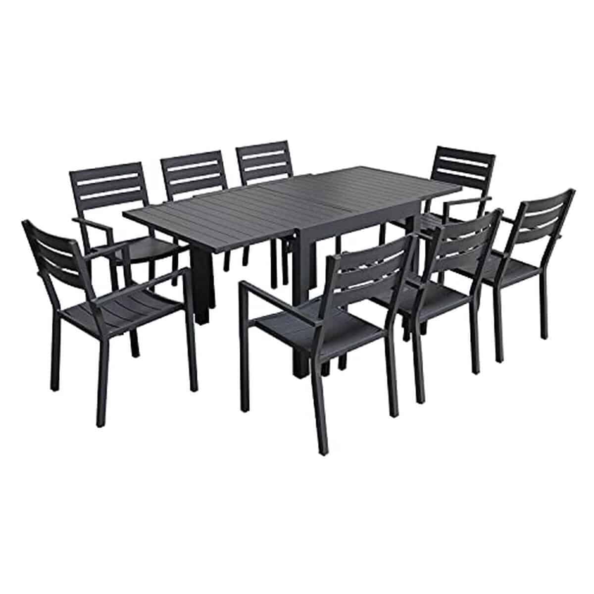 Test : salon de jardin Venezia extensible Happy Garden - 8 places
