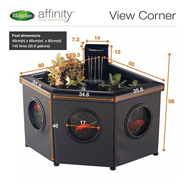 Découvrez notre test détaillé de la fontaine d'angle Blagdon Affinity View avec pompe 5 en 1 : caractéristiques, performances et avis pour bien choisir votre fontaine de jardin.