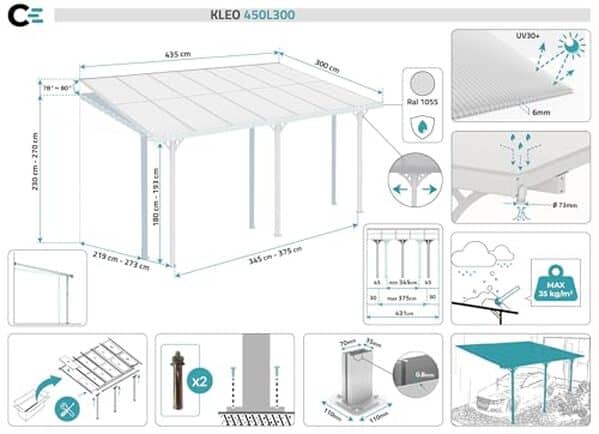 Découvrez notre test complet du carport KLEO Cazeboo en aluminium blanc: performances, installation, avantages et inconvénients pour protéger votre véhicule. 