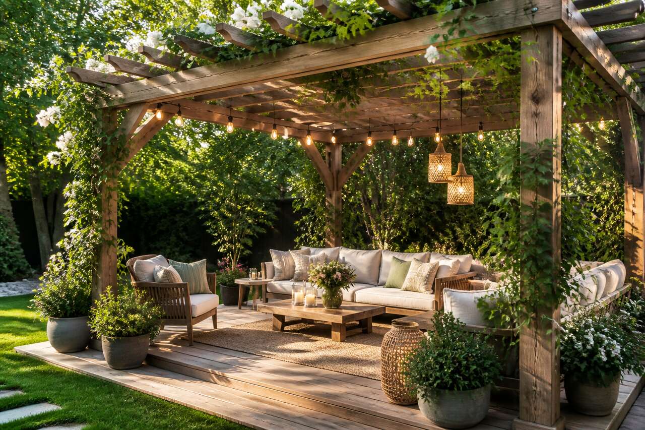 Idées de décoration pour pergola par gustave rideau