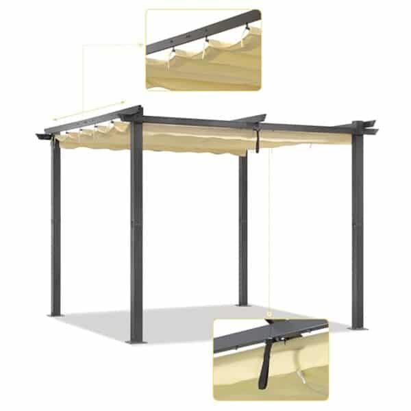 Découvrez notre test détaillé de la pergola Angel Living aluminium coulissante 3x3 m : caractéristiques, avantages et avis pour bien choisir votre pergola. 
