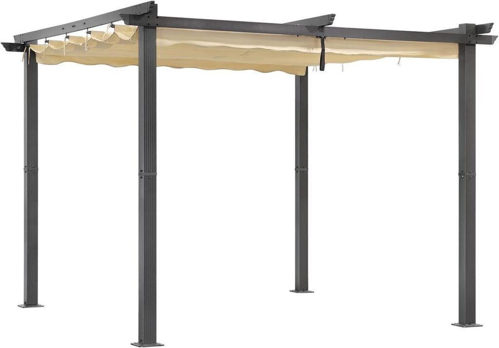 Test de la pergola Angel Living aluminium coulissante 3x3 m