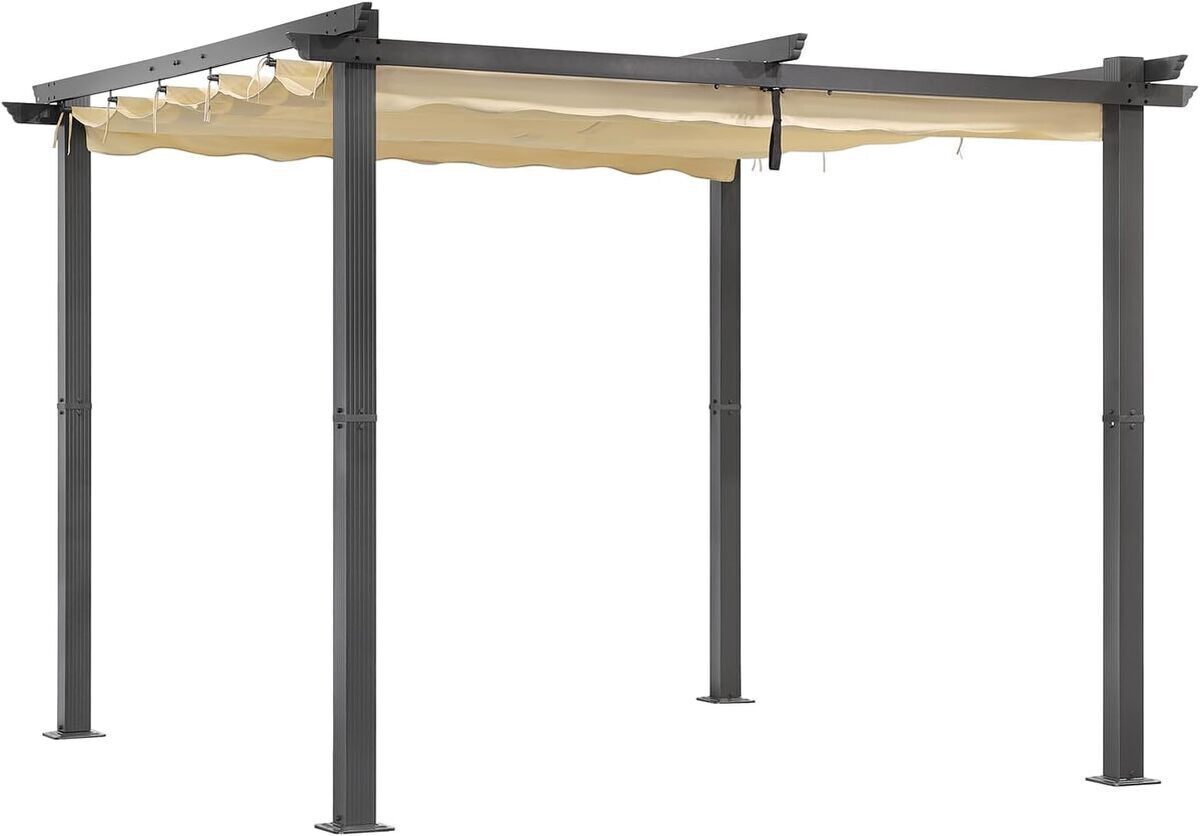 Test de la pergola Angel Living aluminium coulissante 3x3 m