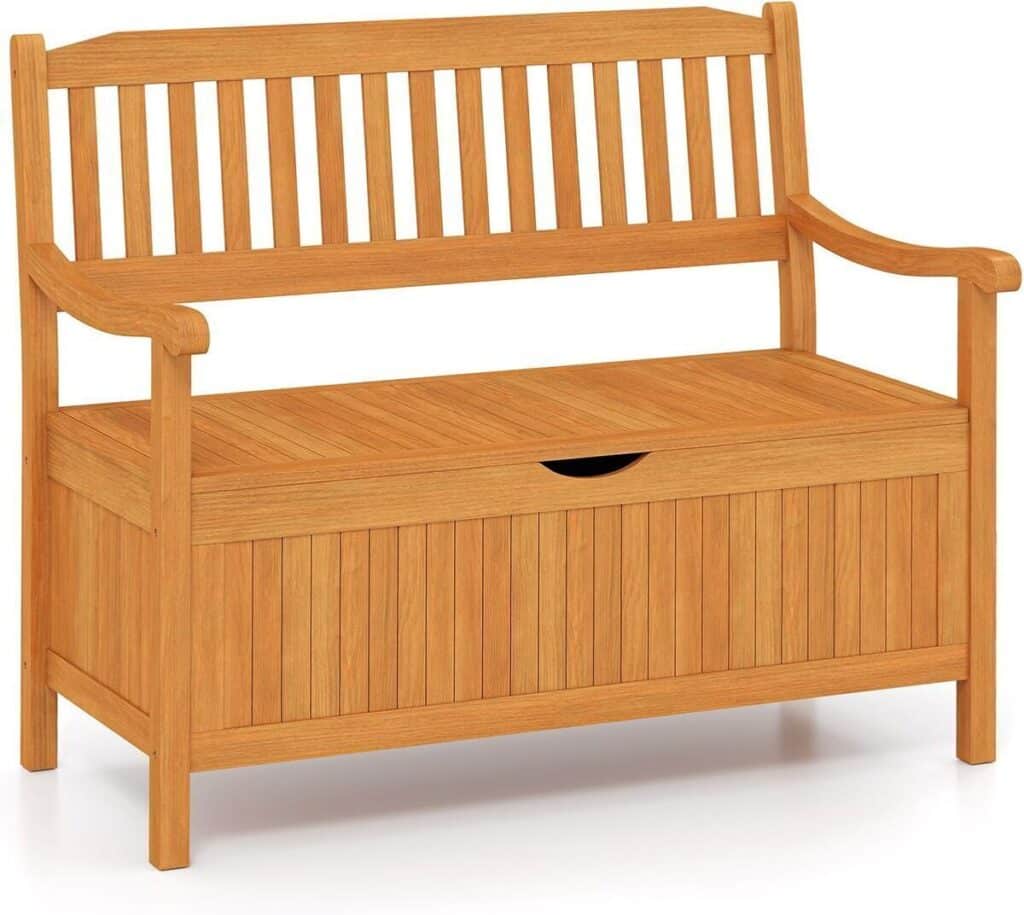 Test du banc de jardin Costway en acacia : robuste et fonctionnel