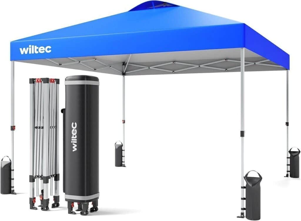 Test du pavillon pliant Wiltec : robuste, pratique et mobile
