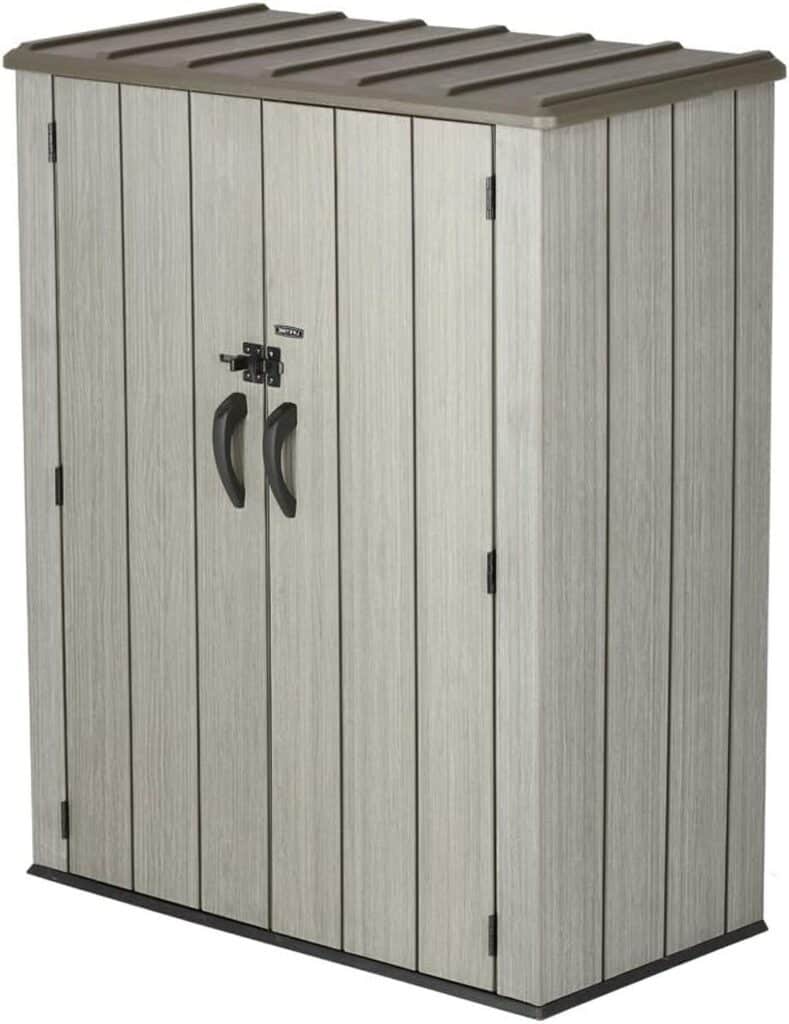 Test : lifetime abri de rangement vertical 60209