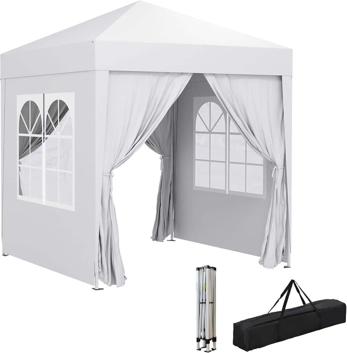 Test : tonnelle pliante Outsunny 2x2 m, un allié pour l'été