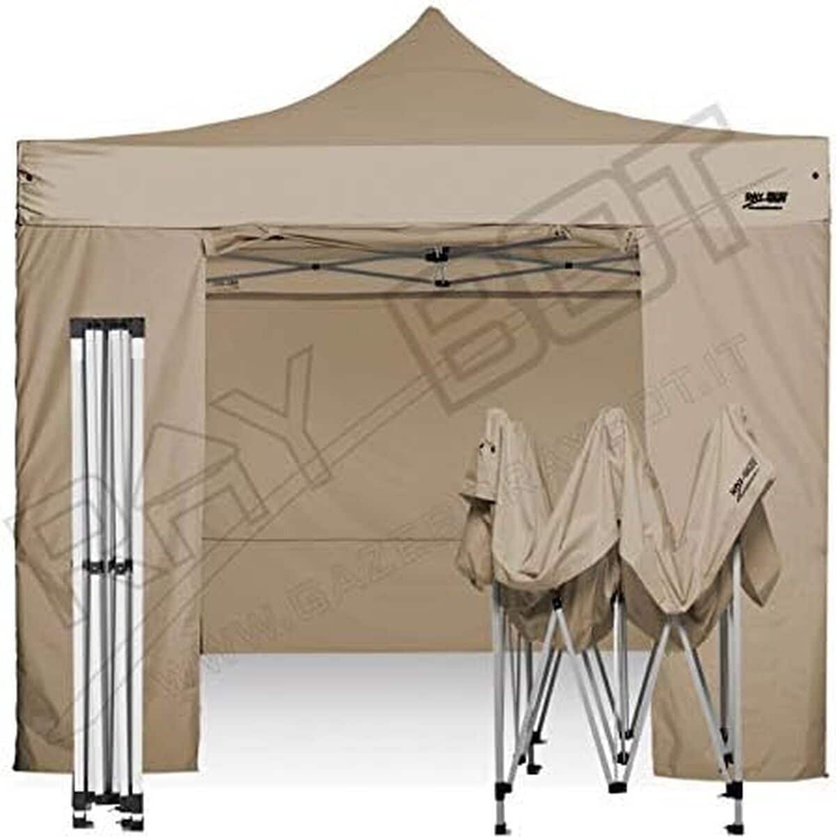 Test : tonnelle RAY BOT 3x3 m, résistante et imperméable