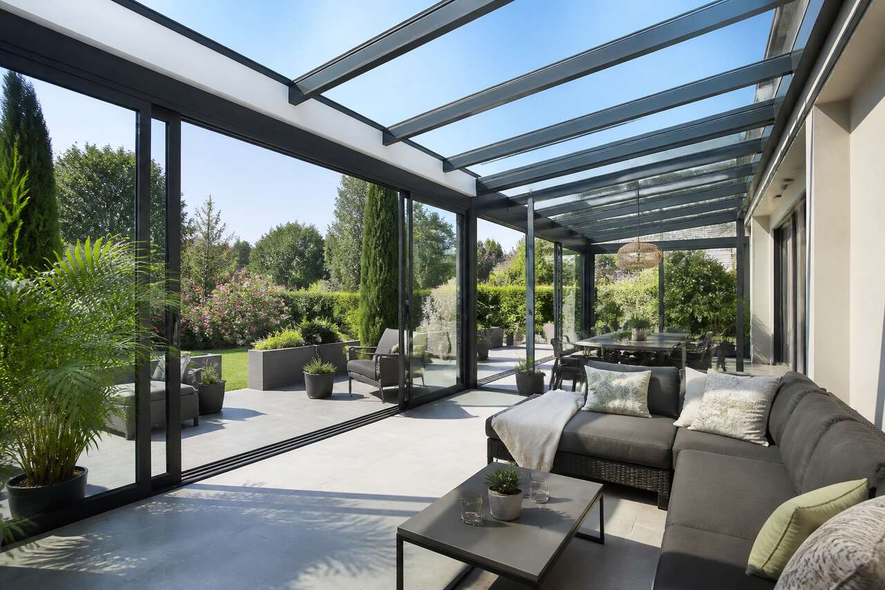 Installez une grande véranda pour agrandir votre maison