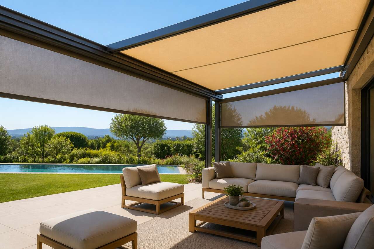Solutions rétractables: store banne, toiles coulissantes, couverture amovible Solutions rétractables: store banne, toiles coulissantes, couverture amovible