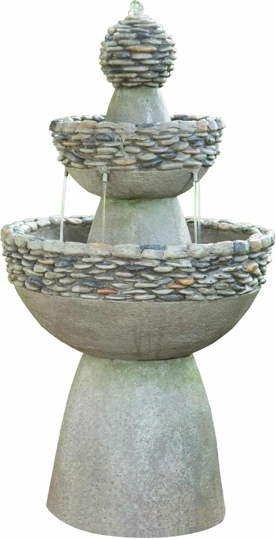 Avis : fontaine Majestic 3 étages par Teamson Home pour jardin