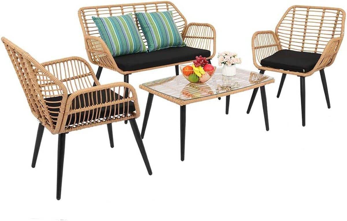 Avis : mobilier de jardin CU ALightUp design rétro en résine