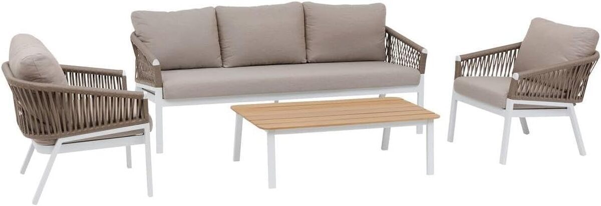 Test : salon de jardin oriengo Hespéride 5 places en aluminium