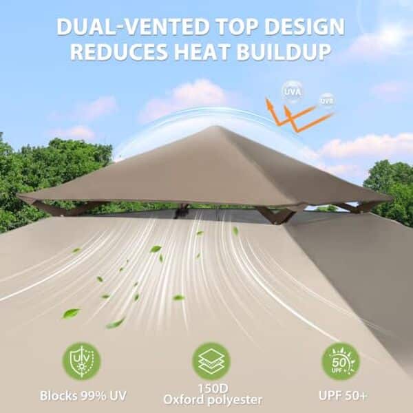 Découvrez la tonnelle Eagle Peak 4x4m : design élégant, structure robuste et protection optimale. Test complet et avis pour aménager votre espace extérieur. 