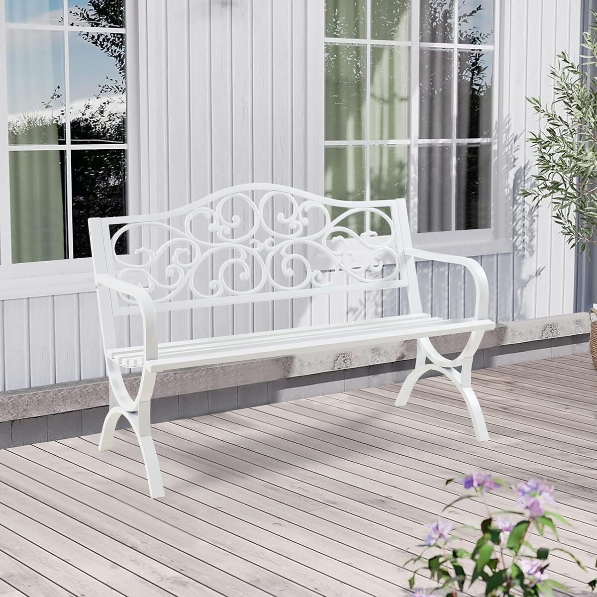 Avis : banc de jardin casa.pro confortable et stylé