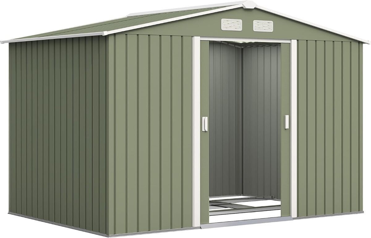 Test : abri de jardin Metal Outsunny 5, 4 m² avec porte coulissante et aérations