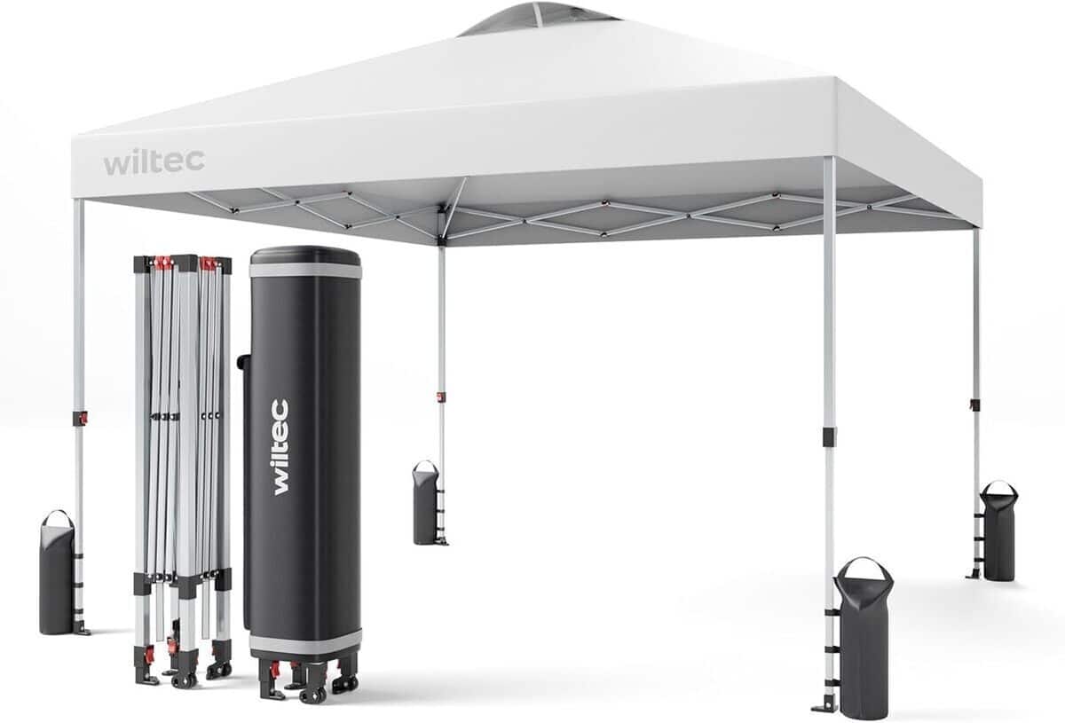 Test de la tonnelle pliable Wiltec : robuste et pratique