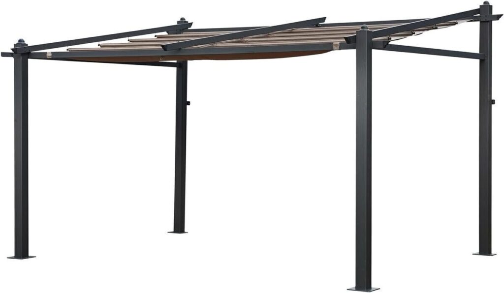 Test pergola murale Fréjus : design moderne et toit rétractable