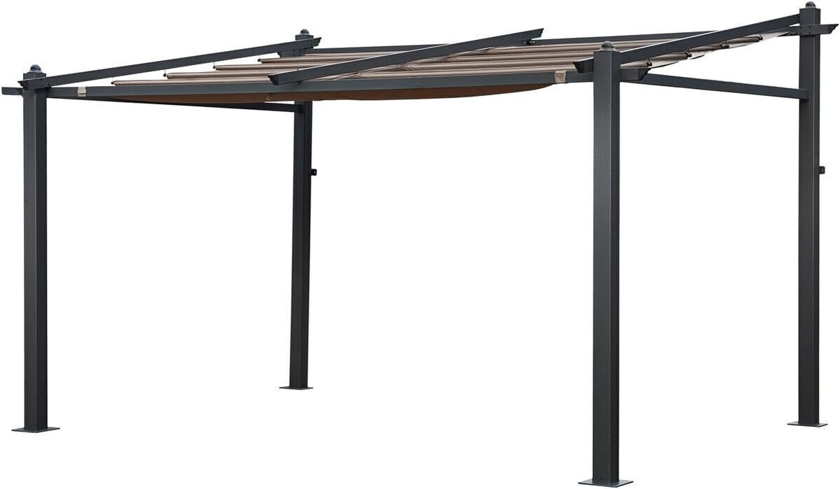 Test pergola murale Fréjus : design moderne et toit rétractable