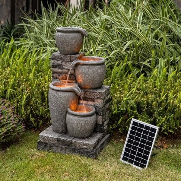 Découvrez notre test complet de la fontaine solaire Teamson Home 4 niveaux gris. Performances, installation et avis clients : tout ce qu'il faut savoir avant d'acheter.