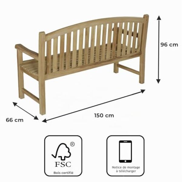 Découvrez notre test complet du banc en teck massif Teck'Attitude Derby 150 cm : qualité, design et durabilité au banc d'essai. 