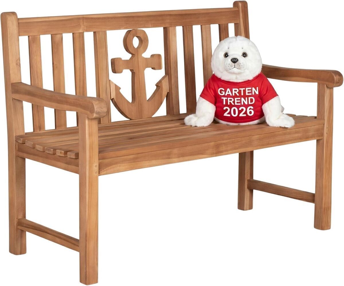 Test : banc de jardin MR. DEKO en teck massif